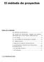 El método de proyectos