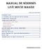 MANUAL DE WINDOWS LIVE MOVIE MAKER