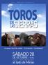 1 e r. R e m a t e C o n j u n t o TOROS SIERRAS. De Cabañas VALLE DEL LAUREL - EL GUALICHO - LOS ARENALES SÁBADO 28 DE OCTUBRE / 15 HS.