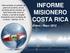 INFORME MISIONERO COSTA RICA