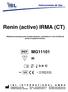 Renin (active) IRMA (CT)