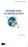 Informe PONS Vulnerables 2016 INFORME PONS VULNERABLES 2016
