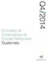 Encuesta de Q Expectativas de Empleo Manpower Guatemala