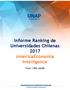 Informe Ranking de Universidades Chilenas 2017 AméricaEconomía Intelligence