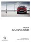PEUGEOT NUEVO 2008 EQUIPAMIENTOS Y CARACTERÍSTICAS TÉCNICAS