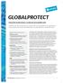 GLOBALPROTECT. Prevención de infracciones y protección de la plantilla móvil