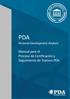 PDA. Manual para el Proceso de Certificación y Seguimiento de Trainers PDA. Personal Development Analysis