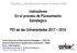 Indicadores En el proceso de Planeamiento Estratégico. PEI de las Universidades
