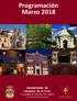 Programación Marzo 2018