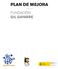 PLAN DE MEJORA FUNDACIÓN GIL GAYARRE