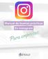 Manual de buenas prácticas En Instagram. Para empresas