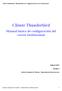Cliente Thunderbird Manual básico de configuración del correo Institucional. Cliente Thunderbird