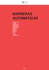 BARRERAS AUTOMATICAS PATROL PLUS ZT 64/60 HARRIER E25 HARRIER E40 HARRIER E60 HARRIER E70 PARK M2 PARK M4 PARK M6 AT 166 AT 167 AT 170T TOLLWAY E30