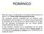 ROMÁNICO QUÉ ENTENDEMOS POR ROMÁNICO?