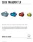 SERIE TRANSPORTER MANUAL DEL USUARIO