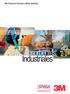 3M Protección Personal y Medio Ambiente. 3M Absorbentes. Industriales
