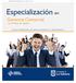Especialización en. Gerencia Comercial con Énfasis en Ventas ESCUELA INTERNACIONAL DE CIENCIAS ECONÓMICAS Y ADMINISTRATIVAS