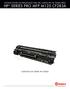 INSTRUCCIONES DE REMANUFACTURA DEL CARTUCHO DE TÓNER PARA HP SERIES PRO MFP M125 CF283A