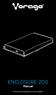 ENCLOSURE 200. Manual. Por favor lee este manual antes de usar el producto