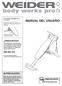 MANUAL DEL USUARIO PREGUNTAS? PRECAUCIÓN. Nº de Modelo WEFMBE Nº de Serie