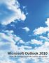 Microsoft Outlook 2010 Guía de configuración de cuenta de correo