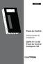 Español. Panel de Control. Instrucciones de instalación. QSPS-P Panel de Control Inteligente QS