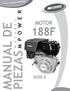 MOTOR 188F PIEZAS MANUAL DE SERIE B