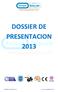 DOSSIER DE PRESENTACION 2013