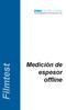 KÜNDIG CONTROL SYSTEMS The Gauge Manufacturer for Film Extrusion SWISS MADE. Medición de espesor offline. Filmtest