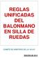 REGLAS UNIFICADAS DEL BALONMANO EN SILLA DE RUEDAS