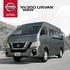 HAZ Nissan NV350 Urvan Nissan NV350 Urvan Nissan NV350 Urvan CRECER TU NEGOCIO.