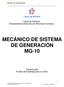MECÁNICO DE SISTEMA DE GENERACIÓN MG-10