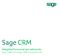 Sage CRM. Desglose Funcional por ediciones. Sage CRM 7.2 y Sage CRM Cloud 2014.R1