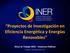 Proyectos de Investigación en Eficiencia Energética y Energías Renovables. Mesa de Trabajo INER Empresas Públicas