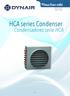 50 Hz. HCA series Condenser. Condensadores serie HCA