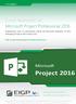 Curso Avanzado en Microsoft Project Professional 2016