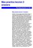Mas practica leccion 3 answers