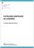 CATÁLOGO UNIFICADO DE LENCERÍA CATÁLOGO UNIFICADO IB-SALUT