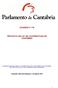 DOSSIER nº 116 PROYECTO DE LEY DE COOPERATIVAS DE CANTABRIA