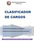 CLASIFICADOR DE CARGOS