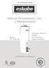 Manual de Instalación, Uso y Mantenimiento