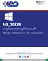 MS_20533 Implementing Microsoft Azure Infrastructure Solutions