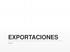 EXPORTACIONES. Tema 3