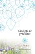 Catálogo de productos.