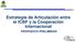 Estrategia de Articulación entre el ICBF y la Cooperación Internacional PROPUESTA PRELIMINAR