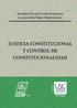 JUSTICIA CONSTITUCIONAL Y CONTROL DE CONSTITUCIONALIDAD