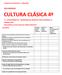 CULTURA CLÁSICA 4º SECUNDARIA. Criterios de evaluación y calificación