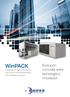 WinPACK Enfriadoras de agua y bombas de calor con R410A de alta frecuencia con condensación por aire. Evolución concreta entre tecnología e innovación