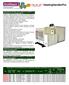 Características Técnicas Específicas de los Calefactores Integrales con Manejadora de Aire, HeatingHandlerPro. Kcal Etapas