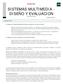 SISTEMAS MULTIMEDIA - DISEÑO Y EVALUACION